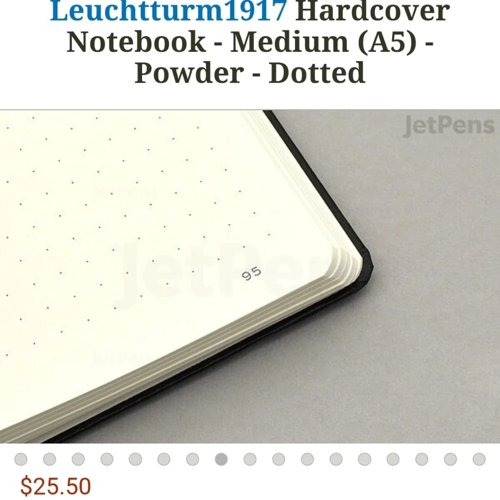 ❤️BUY 5 GET 3 FREE  Notebook Medium (A5) Hardcover, 251 numbered pages, dotted